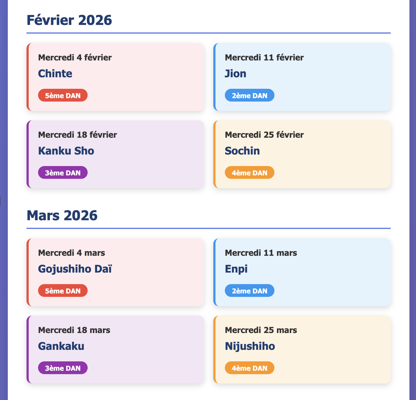 Club Karate Paris Cours Kata Paris